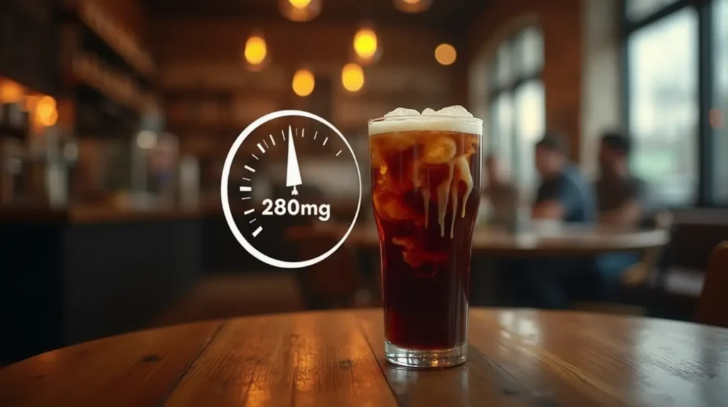 How much caffeine in a nitro cold brew – comparison of caffeine levels in coffee drinks